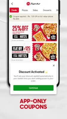 Pizza Hut android App screenshot 5